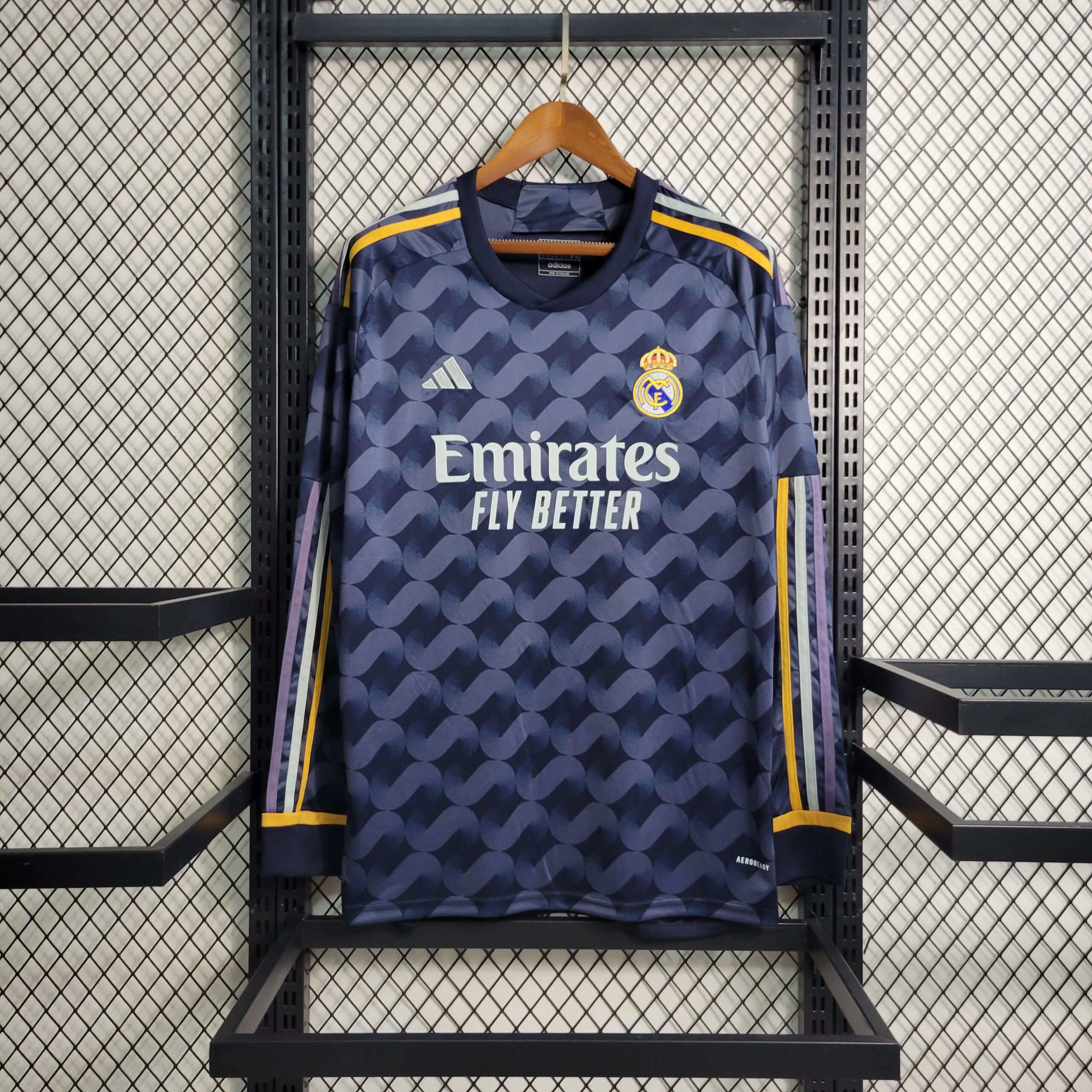 23-24 Real Madrid Away Kit long sleeves Fan Version