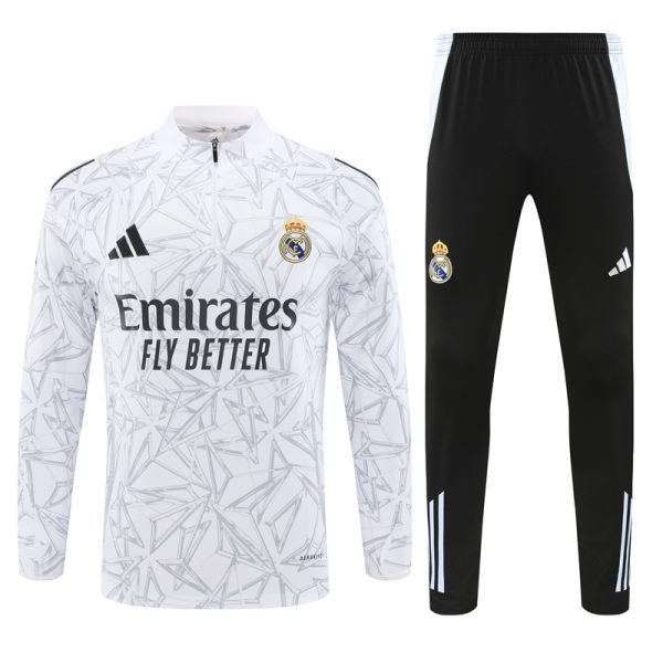 24 -25 Fc Real Madrid Half Zipper Tracksuit - Imagen 2
