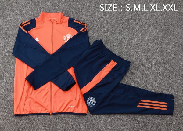 24 -25 Manchester United Full Zipper Tracksuit - Imagen 2