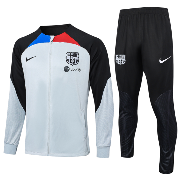 23-24 Fc Barcelona Full Zipper Tracksuit