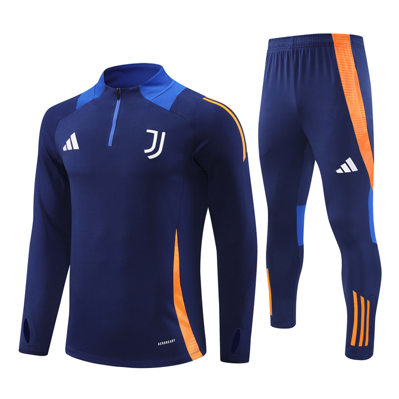 24-25 Juventus Royal Blue Half Zipper