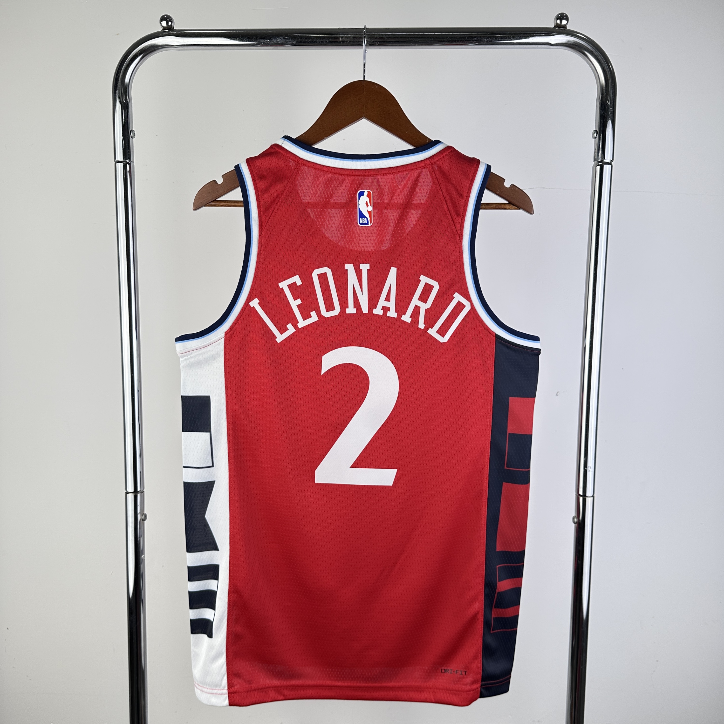 2025 Season Clippers Air Jordan Limited Edition Red No.2 Leonard