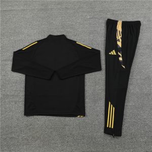 24 -25 Real Madrid Black Hlaf Zipper Tracksuit - Image 4