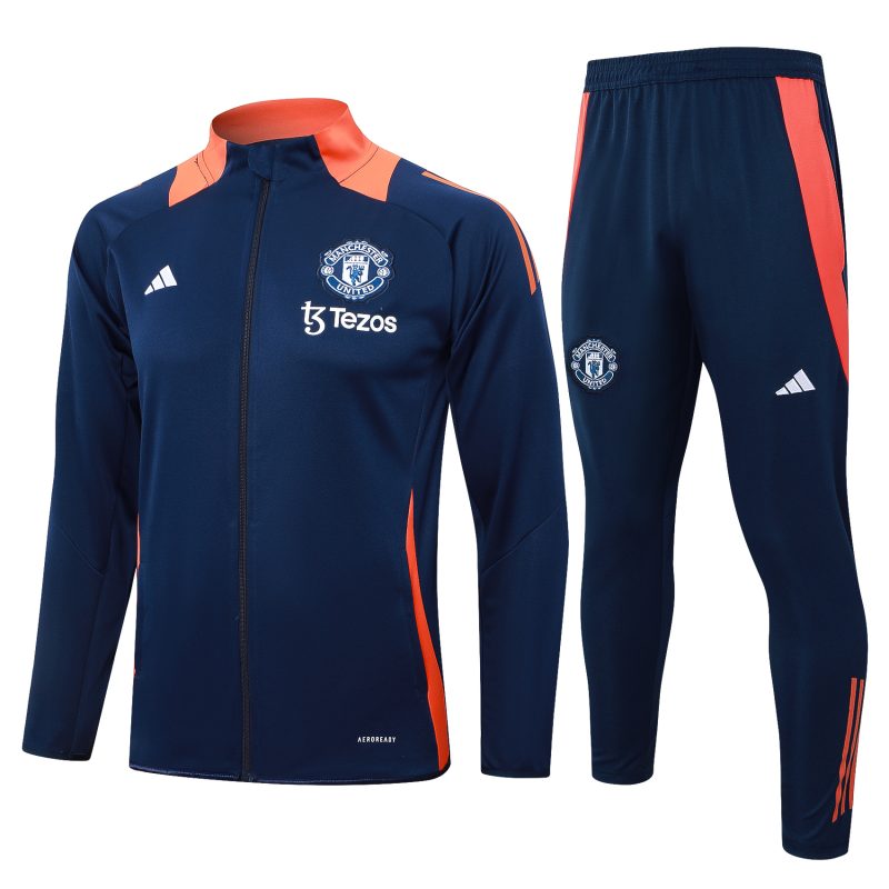 24 -25 Manchester United Full Zipper Tracksuit