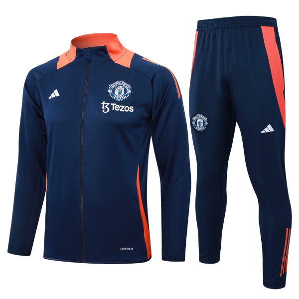 24 -25 Manchester United Full Zipper Tracksuit