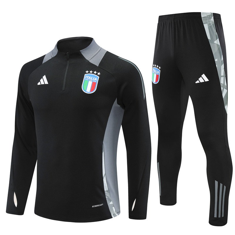 24-25 Italy White Half Zipper