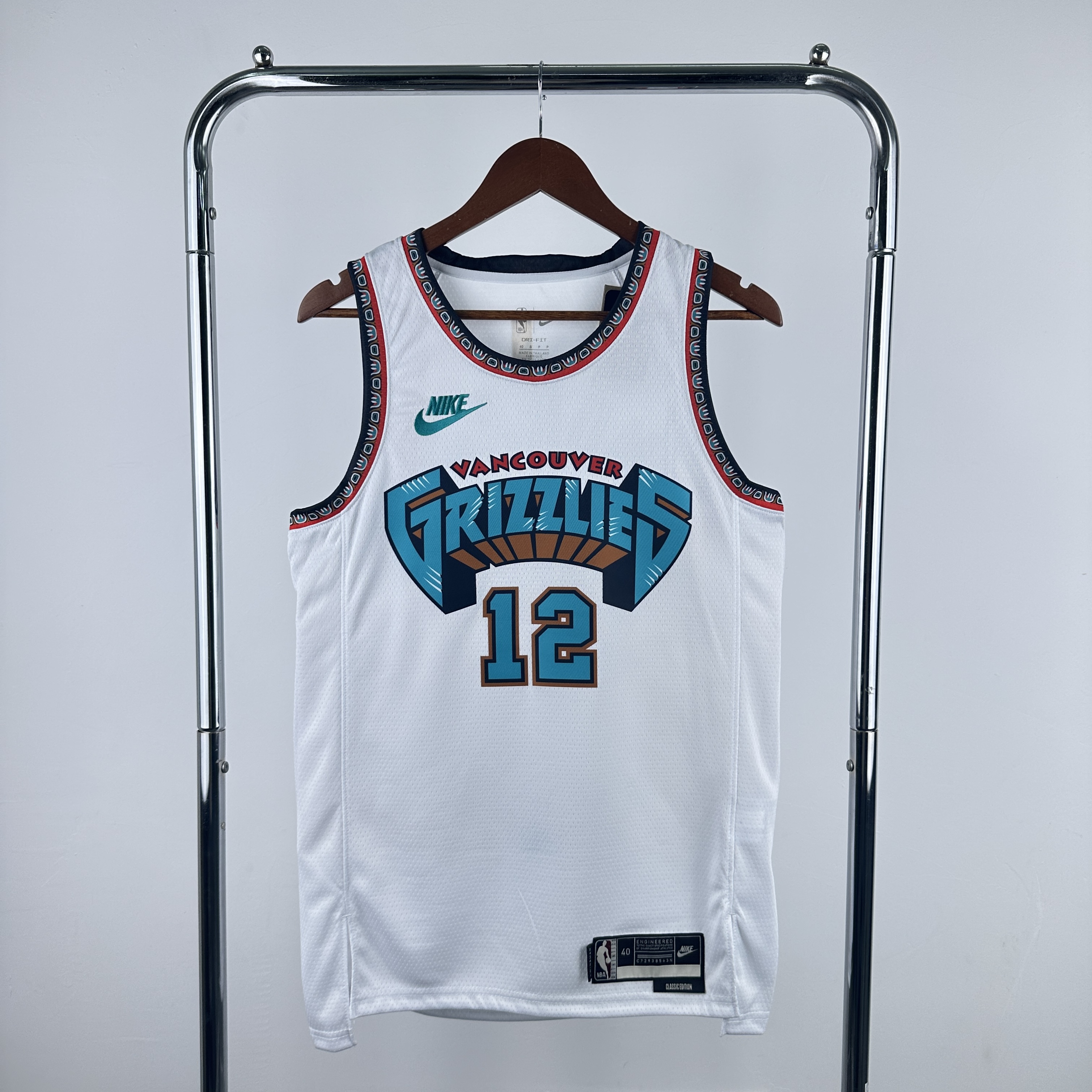 2025 Season Grizzlies Retro No.12 Morant