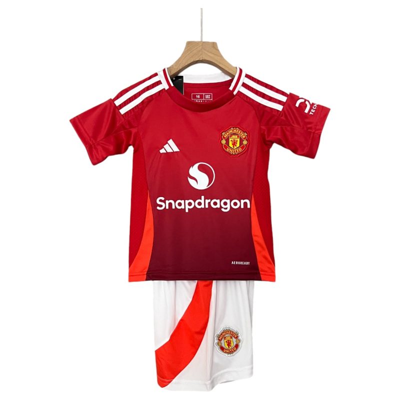 24-25 Manchester United Home Kids Kit