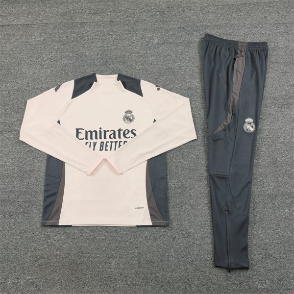 24 -25  Real Madrid Half Zipper Tracksuit - Imagen 3