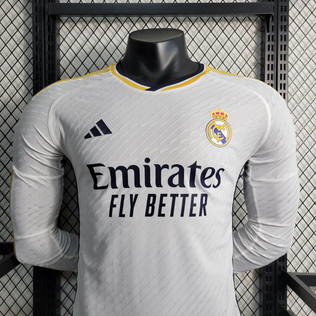 23-24 Real Madrid Third long sleeves Kit Player Version