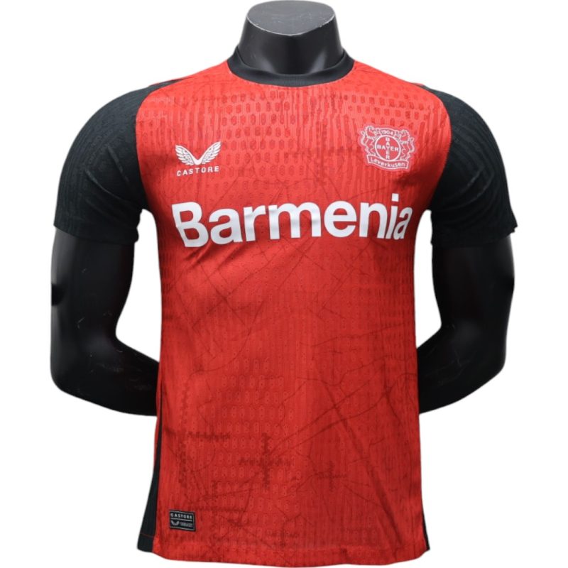 24-25 Bayern Leverkusen 04 Home Kit Player Version