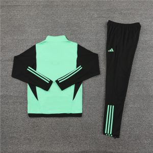 23 -24 Real Madrid Black Hlaf Zipper Tracksuit - Image 4