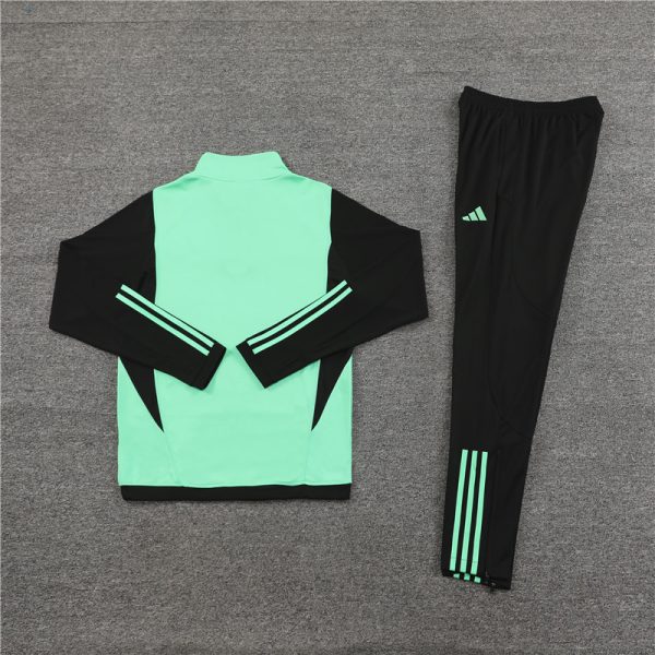 23 -24 Real Madrid Black Hlaf Zipper Tracksuit - Imagen 4