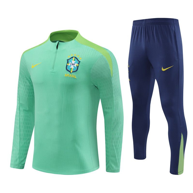 24-25 Brazil Green Half Zipper