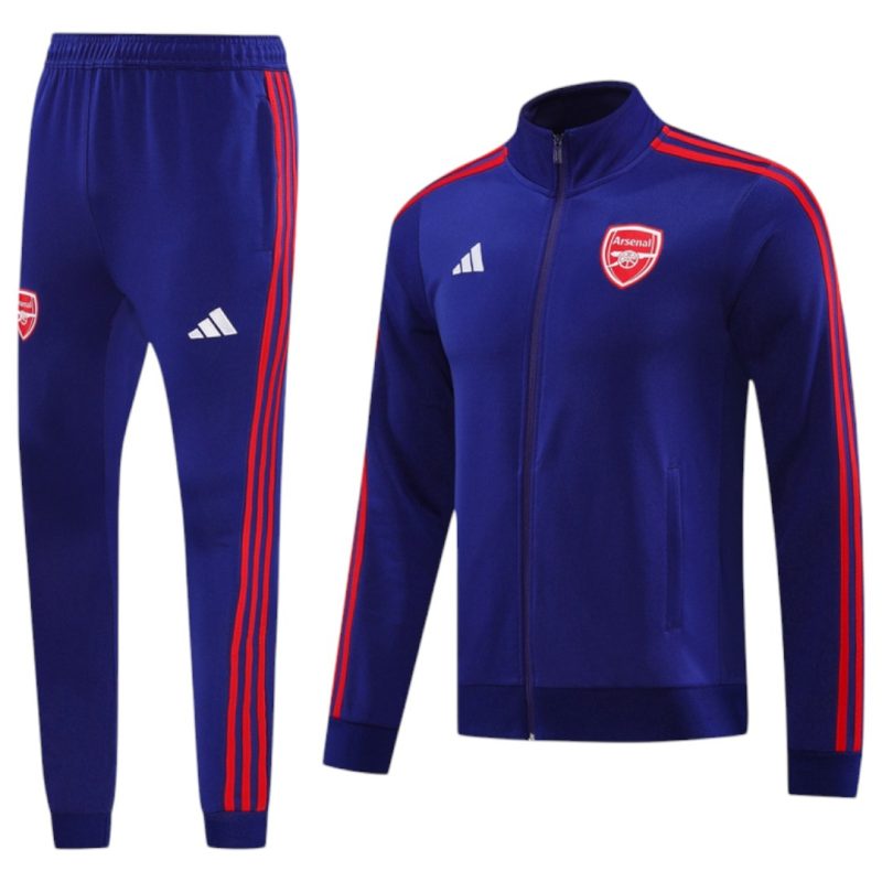 24-25 Arsenal Blue Full Zipper Tracksuit