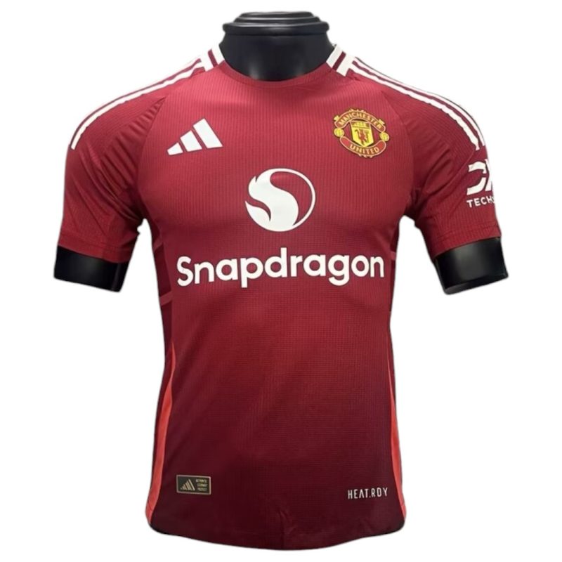 24-25Manchester United Home Kit Player Version