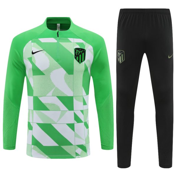 23 -24 Atlético Madrid Hlaf Zipper Tracksuit - Imagen 2