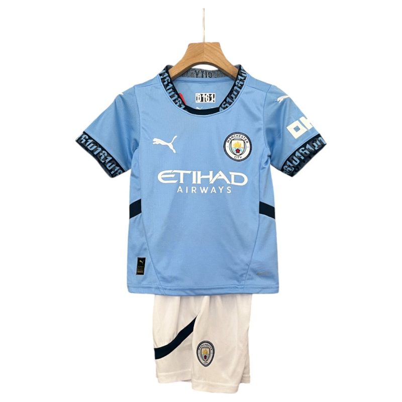 24-25 Manchester City Home Kids Kit