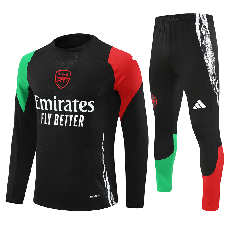 23-24 Arsenal Black Training Suit