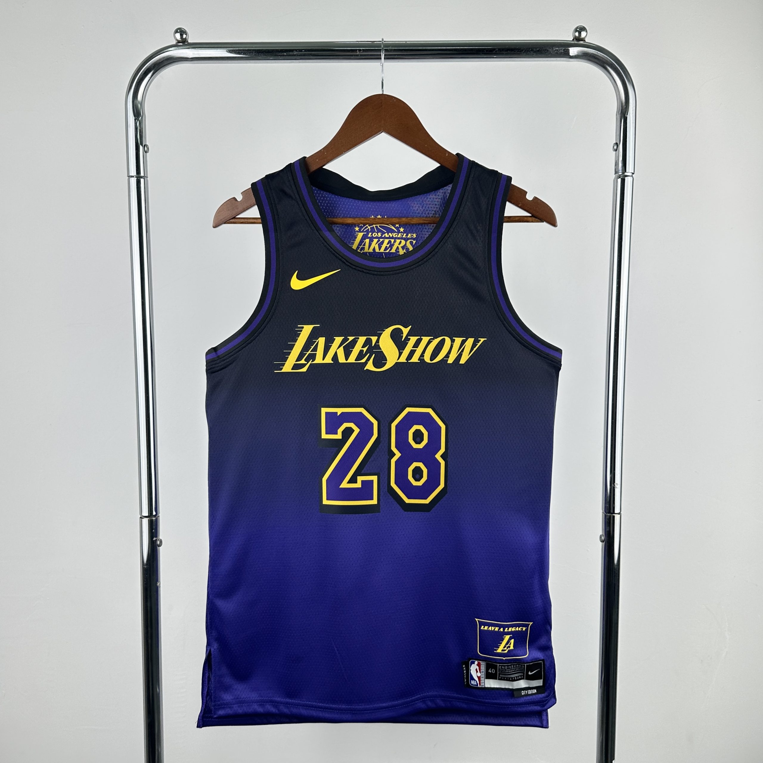 25 Season Lakers City Edition No. 28 Rui Hachimura