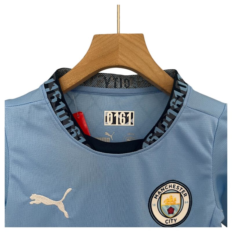 24-25 Manchester City Home Kids Kit