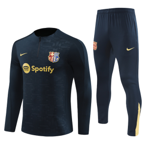 24 -25 Fc Barcelona Half Zipper Tracksuit