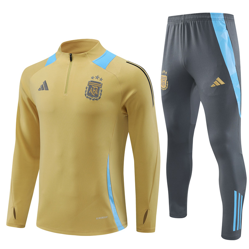 24-25 Argentina Gold Half Zipper