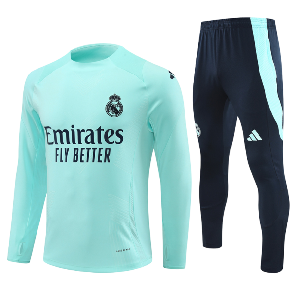 24 -25  Real Madrid Half Zipper Tracksuit