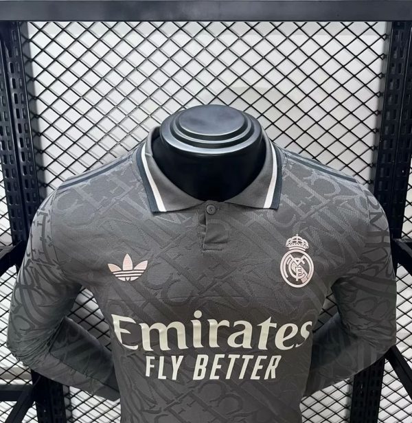 24-25 Real Madrid Third long sleeves Kit Player Version - Imagen 2