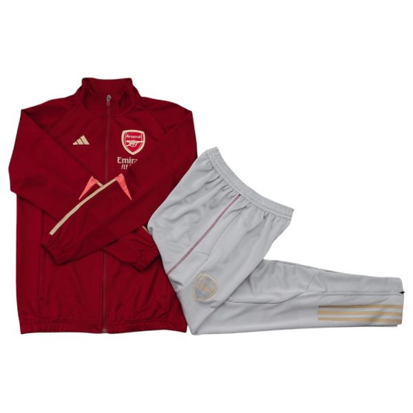 23-24 Arsenal Full Zipper Tracksuit - Image 2