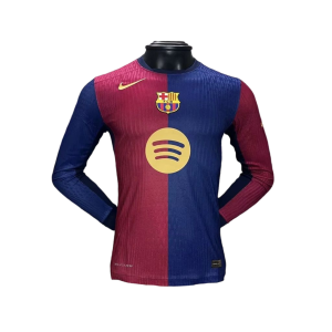 24-25 Fc Barcelona Home long sleeves Kit Player Version