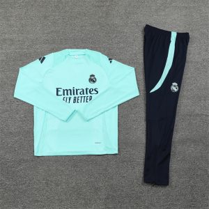 24 -25  Real Madrid Half Zipper Tracksuit - Image 3
