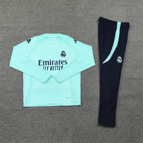 24 -25  Real Madrid Half Zipper Tracksuit - Image 3