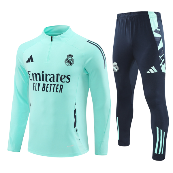 24 -25 Real Madrid Half Zipper Tracksuit