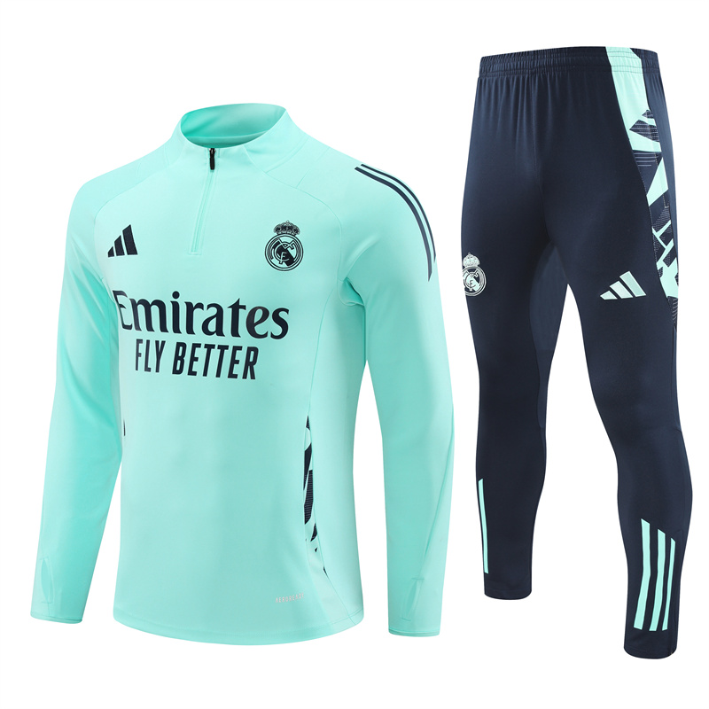 24 -25 Real Madrid Half Zipper Tracksuit