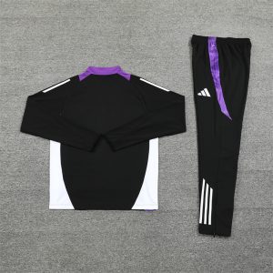 24 -25 Real Madrid Black with Purple Tracksuit - Image 4