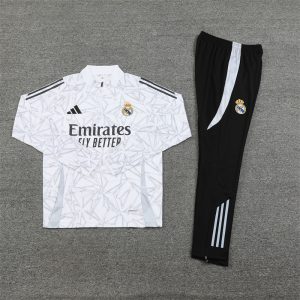 24 -25 Fc Real Madrid Half Zipper Tracksuit - Image 3