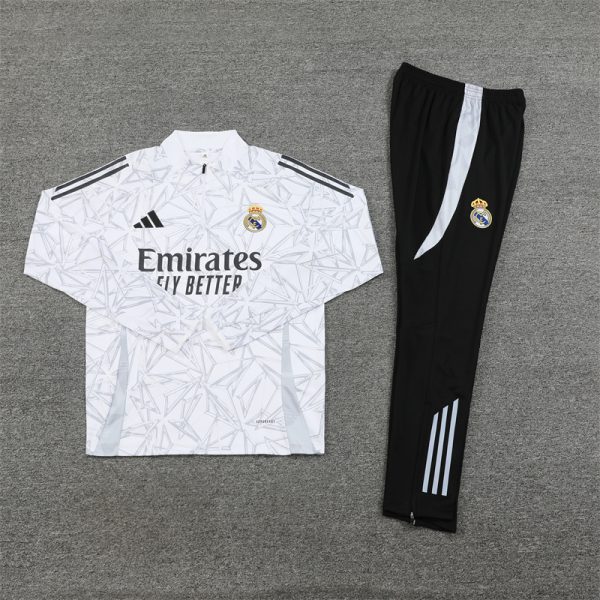 24 -25 Fc Real Madrid Half Zipper Tracksuit - Imagen 3
