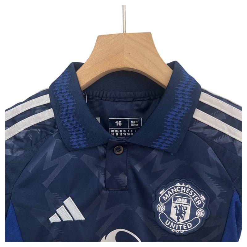 24-25 Manchester United Away Kids Kit