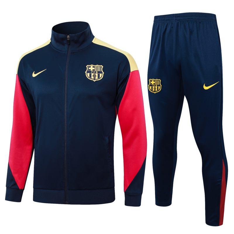 24-25 Fc Barcelona Full Zipper Tracksuit