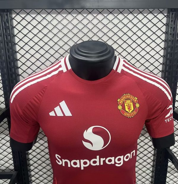 24-25 Manchester United Home Kit Player Version Jersey - Image 2