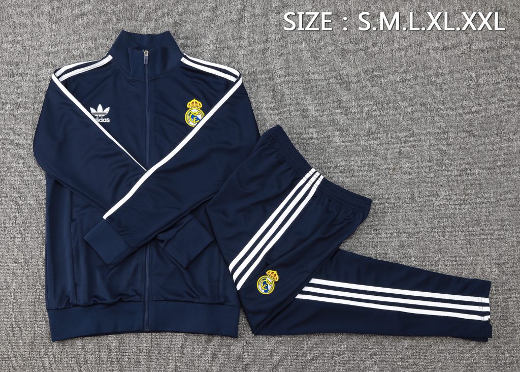 24-25 Real Madrid Full Zipper Tracksuit