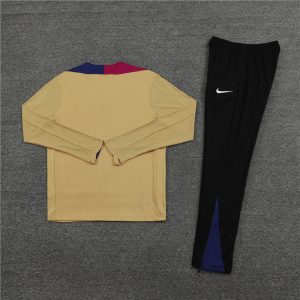24 -25 Fc Barcelona Half Zipper Tracksuit - Image 3