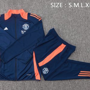 24 -25 Manchester United Full Zipper Tracksuit