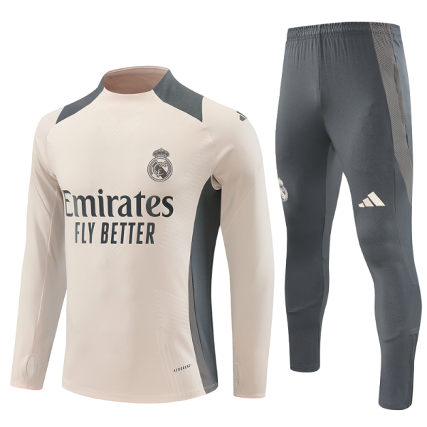 24 -25  Real Madrid Half Zipper Tracksuit