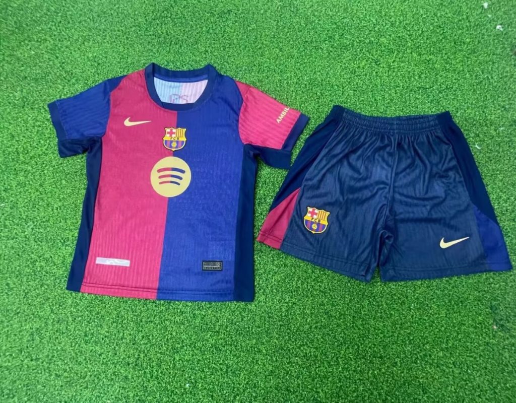 24-25 Fc Barcelona Home Kids Kit