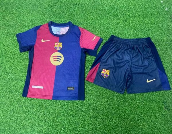 24-25 Fc Barcelona Home Kids Kit - Imagen 2