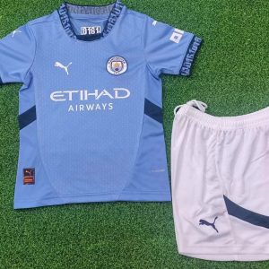 24-25 Fc Manchester City Home Kids Kit