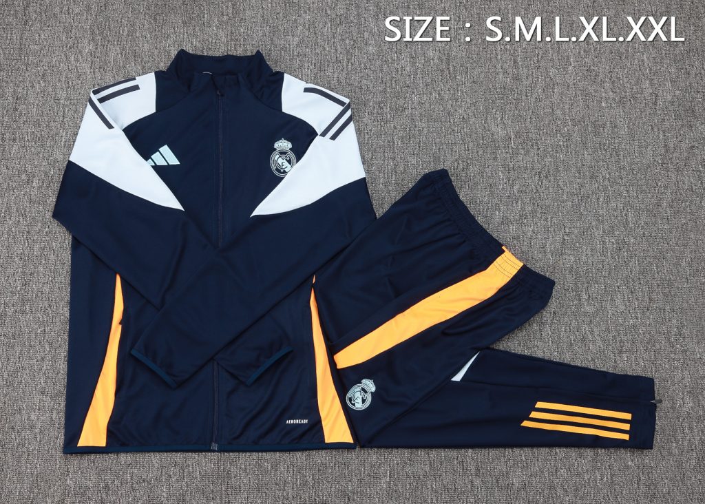 24 -25 Real Madrid Full Zipper Tracksuit