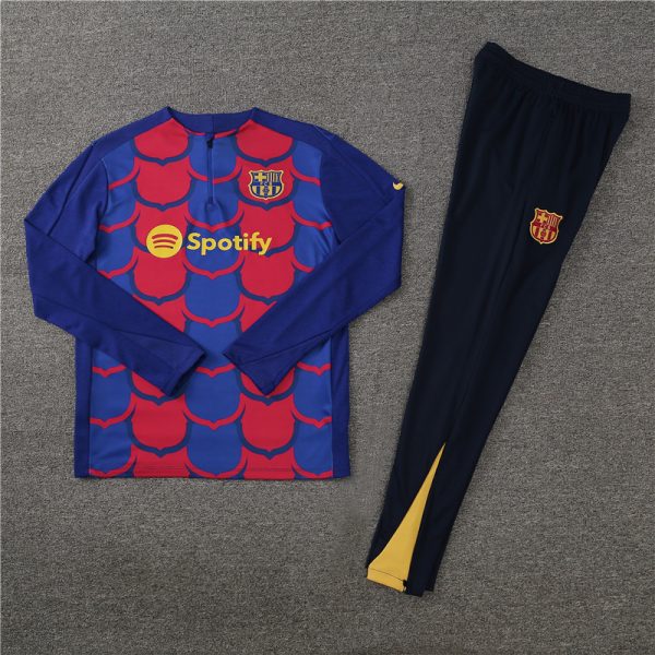 24 -25 Fc Barcelona Half Zipper Tracksuit - Imagen 2